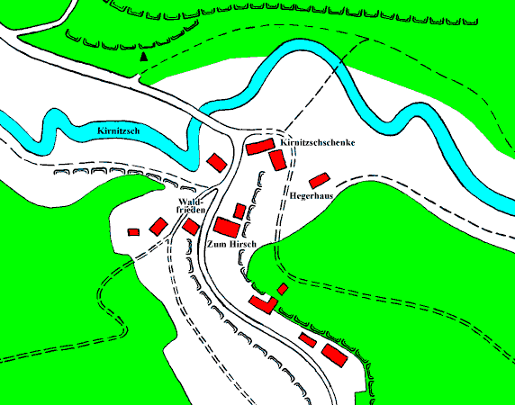 Lageplan der Häuser von Hinterdittersbach